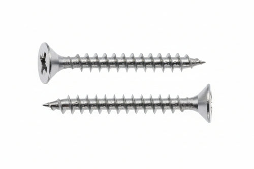 Viti Panel-Vit Testa Svasata Piana Acciaio Inox- - Ø Mm.6X80 - 100 Pezzi Mustad