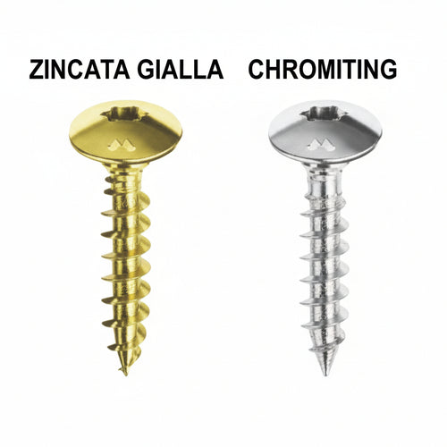 Viti Panel-Vit Tc Testa Fungo Torx Con Collare Chromiting- - Ø Mm.6X40 - 200 Pezzi Mustad
