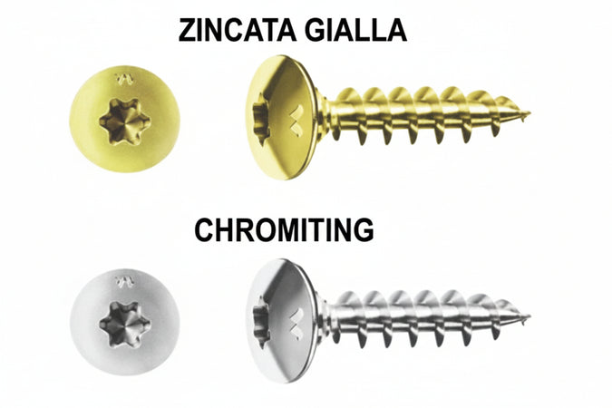 Viti Panel-Vit Tc Testa Fungo Torx Con Collare Chromiting- - Ø Mm.7X160 - 100 Pezzi Mustad
