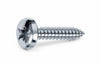 Viti Autofilettanti Testa Cilindrica Acciaio Zincato Bianco- - Ø Mm.2,9X9.5 - 1000 Pezzi Mustad