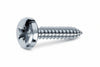 Viti Autofilettanti Testa Cilindrica Acciaio Zincato Bianco- - Ø Mm.4,2X38 - 500 Pezzi Mustad