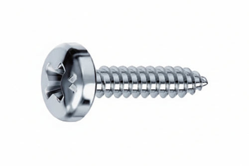 Viti Autofilettanti Testa Cilindrica Acciaio Zincato Bianco- - Ø Mm.5,5X32 - 200 Pezzi Mustad