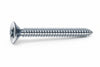 Viti Autofilettanti Testa Svasata Piana Acciaio Zincato Bianco- - Ø Mm.2,9X9.5 - 1000 Pezzi Mustad