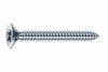Viti Autofilettanti Testa Svasata Piana Acciaio Zincato Bianco- - Ø Mm.2,9X19 - 1000 Pezzi Mustad