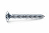 Viti Autofilettanti Testa Svasata Piana Acciaio Zincato Bianco- - Ø Mm.3,5X19 - 500 Pezzi Mustad