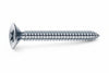Viti Autofilettanti Testa Svasata Piana Acciaio Zincato Bianco- - Ø Mm.3,5X25 - 500 Pezzi Mustad