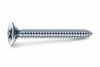 Viti Autofilettanti Testa Svasata Piana Acciaio Zincato Bianco- - Ø Mm.3,5X32 - 500 Pezzi Mustad