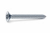 Viti Autofilettanti Testa Svasata Piana Acciaio Zincato Bianco- - Ø Mm.3,9X19 - 500 Pezzi Mustad