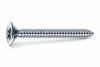 Viti Autofilettanti Testa Svasata Piana Acciaio Zincato Bianco- - Ø Mm.4,8X16 - 500 Pezzi Mustad