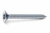 Viti Autofilettanti Testa Svasata Piana Acciaio Zincato Bianco- - Ø Mm.4,8X32 - 200 Pezzi Mustad