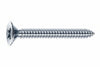Viti Autofilettanti Testa Svasata Piana Acciaio Zincato Bianco- - Ø Mm.5,5X32 - 200 Pezzi Mustad