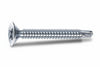 Viti Autoperforanti Testa Svasata Piana Acciaio Zincato Bianco- - Ø Mm.3,9X50 - 200 Pezzi Mustad