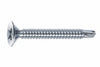 Viti Autoperforanti Testa Svasata Piana Acciaio Zincato Bianco- - Ø Mm.4,2X16 - 500 Pezzi Mustad