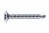 Viti Autoperforanti Testa Svasata Piana Acciaio Zincato Bianco- - Ø Mm.4,8X25 - 500 Pezzi Mustad