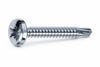 Viti Autoperforanti Testa Cilindrica Acciaio Zincato Bianco- - Ø Mm.4,2X13 - 500 Pezzi Mustad