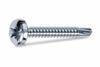 Viti Autoperforanti Testa Cilindrica Acciaio Zincato Bianco- - Ø Mm.4,8X45 - 200 Pezzi Mustad
