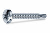 Viti Autoperforanti Testa Cilindrica Acciaio Zincato Bianco- - Ø Mm.4,8X70 - 200 Pezzi Mustad