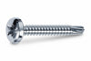 Viti Autoperforanti Testa Cilindrica Acciaio Zincato Bianco- - Ø Mm.4,8X80 - 200 Pezzi Mustad