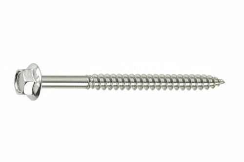 Vite Tirafondi Per Legno Autofilettante Kovervit Aa- - Ø Mm.6,5X140 - 100 Pezzi Mustad