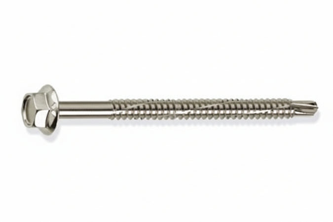 Vite Tirafondi Per Metallo Autoperforante Kovervit Dx Chromiting- - Ø Mm.6,3X60 - 100 Pezzi Mustad