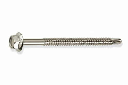 Vite Tirafondi Per Metallo Autoperforante Kovervit Dx Chromiting- - Ø Mm.6,3X80 - 100 Pezzi Mustad