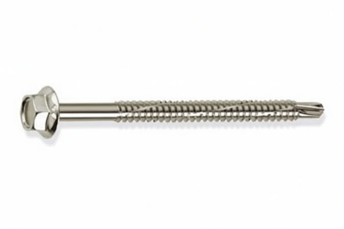 Vite Tirafondi Per Metallo Autoperforante Kovervit Dx Chromiting- - Ø Mm.6,3X160 - 100 Pezzi Mustad