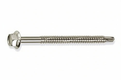 Vite Tirafondi Per Metallo Autoperforante Kovervit Dx Chromiting- - Ø Mm.6,3X180 - 100 Pezzi Mustad