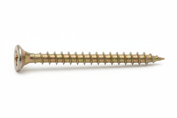 Viti Truciolare Tsp Cava Pz Int. Filettata In Acciaio Zincato Giallo- - Ø Mm.2,5X16 - 1000 Pezzi Ambrovit