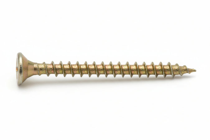 Viti Truciolare Tsp Cava Pz Int. Filettata In Acciaio Zincato Giallo- - Ø Mm.2,5X20 - 1000 Pezzi Ambrovit