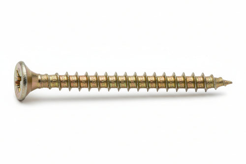Viti Truciolare Tsp Cava Pz Int. Filettata In Acciaio Zincato Giallo- - Ø Mm.3X25 - 500 Pezzi Ambrovit