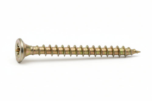 Viti Truciolare Tsp Cava Pz Int. Filettata In Acciaio Zincato Giallo- - Ø Mm.3X30 - 500 Pezzi Ambrovit