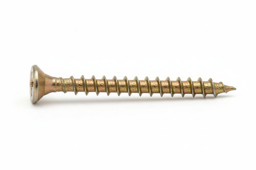 Viti Truciolare Tsp Cava Pz Int. Filettata In Acciaio Zincato Giallo- - Ø Mm.3X35 - 500 Pezzi Ambrovit