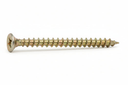 Viti Truciolare Tsp Cava Pz Int. Filettata In Acciaio Zincato Giallo- - Ø Mm.3X40 - 500 Pezzi Ambrovit