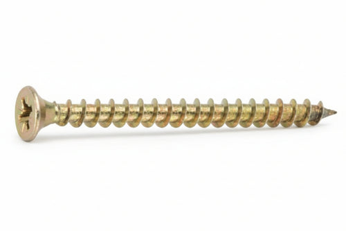 Viti Truciolare Tsp Cava Pz Int. Filettata In Acciaio Zincato Giallo- - Ø Mm.3,5X20 - 1000 Pezzi Ambrovit
