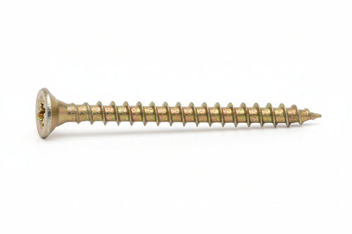 Viti Truciolare Tsp Cava Pz Int. Filettata In Acciaio Zincato Giallo- - Ø Mm.4X16 - 500 Pezzi Ambrovit