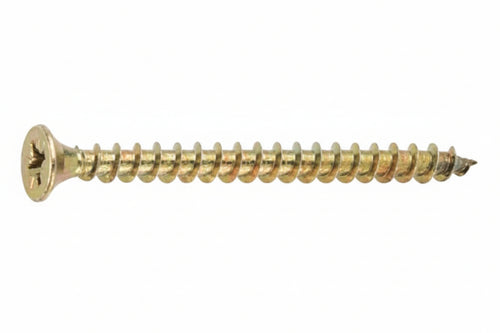 Viti Truciolare Tsp Cava Pz Int. Filettata In Acciaio Zincato Giallo- - Ø Mm.4X20 - 500 Pezzi Ambrovit