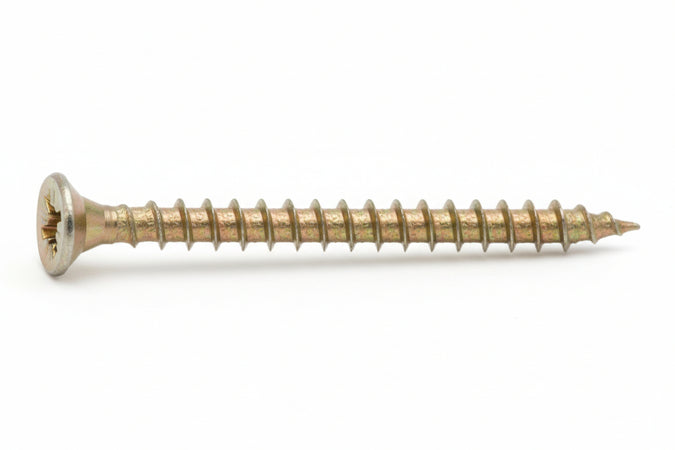 Viti Truciolare Tsp Cava Pz Int. Filettata In Acciaio Zincato Giallo- - Ø Mm.4X30 - 500 Pezzi Ambrovit