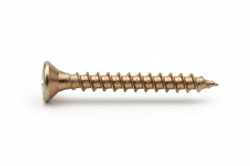 Viti Truciolare Tsp Cava Pz Int. Filettata In Acciaio Zincato Giallo- - Ø Mm.4X35 - 500 Pezzi Ambrovit