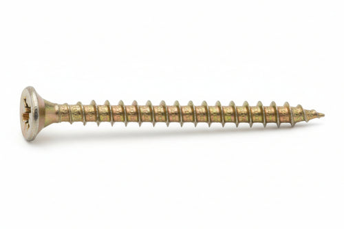 Viti Truciolare Tsp Cava Pz Int. Filettata In Acciaio Zincato Giallo- - Ø Mm.4X50 - 200 Pezzi Ambrovit