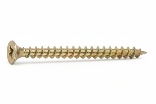 Viti Truciolare Tsp Cava Pz Int. Filettata In Acciaio Zincato Giallo- - Ø Mm.4X70 - 200 Pezzi Ambrovit