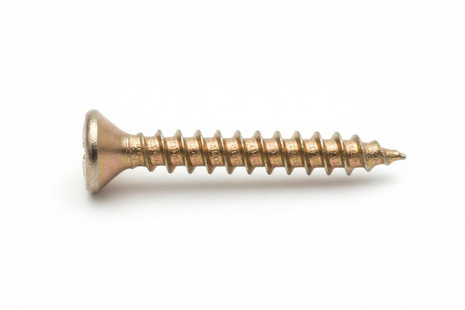 Viti Truciolare Tsp Cava Pz Int. Filettata In Acciaio Zincato Giallo- - Ø Mm.4,5X45 - 200 Pezzi Ambrovit