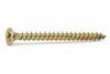 Viti Truciolare Tsp Cava Pz Int. Filettata In Acciaio Zincato Giallo- - Ø Mm.4,5X60 - 200 Pezzi Ambrovit
