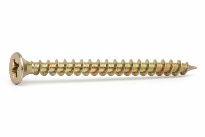 Viti Truciolare Tsp Cava Pz Int. Filettata In Acciaio Zincato Giallo- - Ø Mm.5X35 - 200 Pezzi Ambrovit