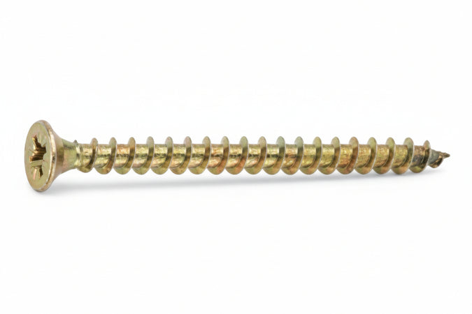 Viti Truciolare Tsp Cava Pz Int. Filettata In Acciaio Zincato Giallo- - Ø Mm.5X60 - 200 Pezzi Ambrovit