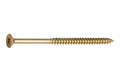 Viti Truciolare Tsp Cava Pz Parz. Filettata In Acciaio Zincato Giallo- - Ø Mm.5X90 - 100 Pezzi Ambrovit