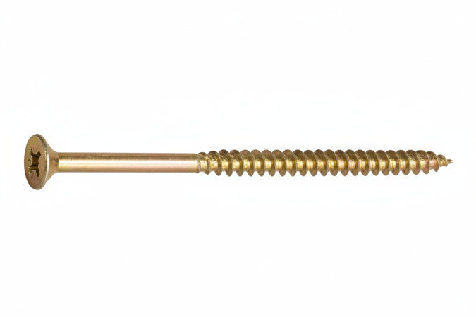 Viti Truciolare Tsp Cava Pz Parz. Filettata In Acciaio Zincato Giallo- - Ø Mm.5X90 - 100 Pezzi Ambrovit