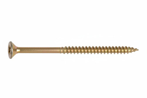 Viti Truciolare Tsp Cava Pz Parz. Filettata In Acciaio Zincato Giallo- - Ø Mm.6X70 - 200 Pezzi Ambrovit