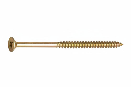 Viti Truciolare Tsp Cava Pz Parz. Filettata In Acciaio Zincato Giallo- - Ø Mm.6X100 - 100 Pezzi Ambrovit