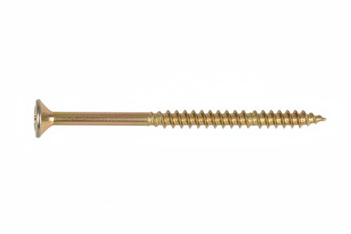 Viti Truciolare Tsp Cava Pz Parz. Filettata In Acciaio Zincato Giallo- - Ø Mm.6X200 - 100 Pezzi Ambrovit