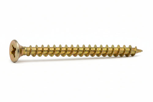 Vite Truciolare Tsp Cava Pz Interamente Filettata In Acciaio Ottonato- - Ø Mm.2,5X12 - 1000 Pezzi Ambrovit